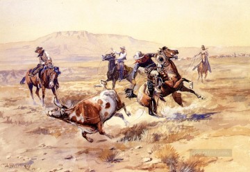  Marion Deco Art - The Renegade western American Charles Marion Russell